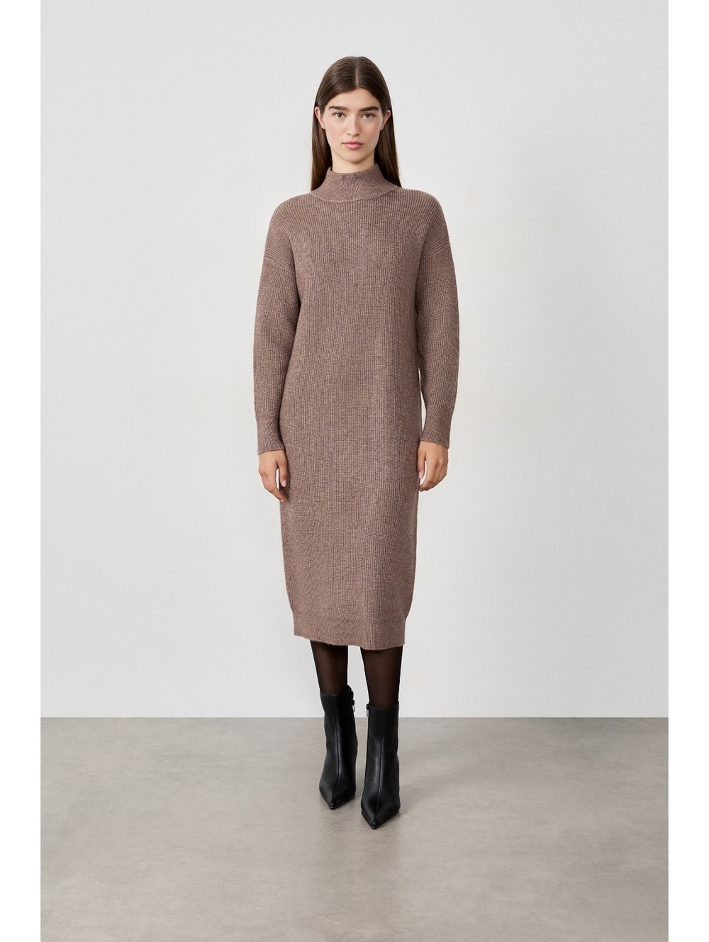 Topshop Midi Sweater Dress XS